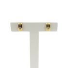 Image 1 of Gold stud earrings with zirconia