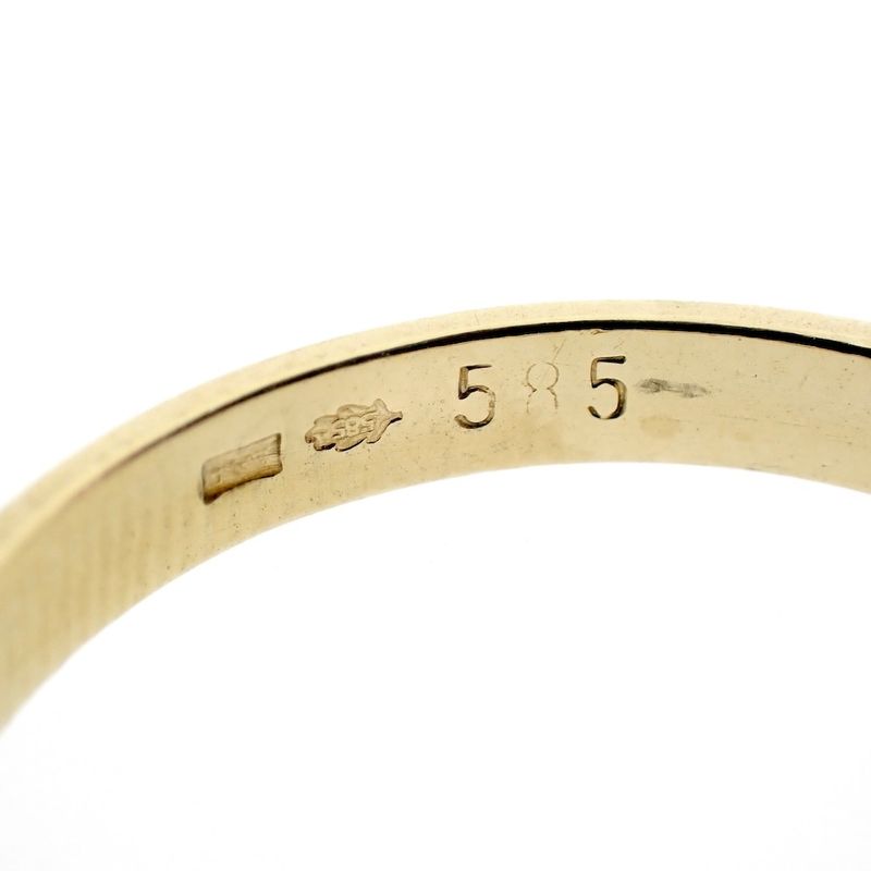 Image 9 of Gold ring with diamonds | 0.21 ct.