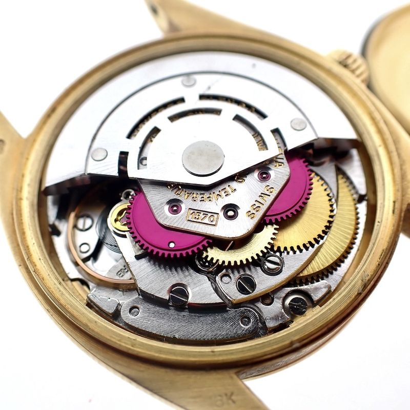 Image 4 of Rolex Date 1500; 18k gold watch