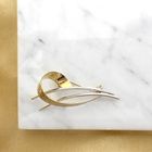 Image 2 of Two-tone artistic brooch | Vintage