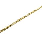 Image 9 of Bicolor gold Figarope bracelet; Cento group | 16.5 cm