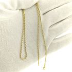 Image 7 of Gold twisted link chain | 45.5 cm