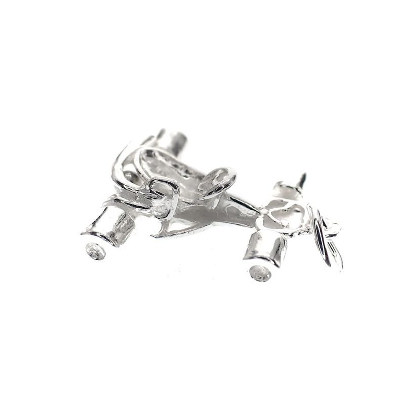 Image 4 of Silver charm of a racing car