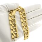 Image 10 of Robust gold gourmet link bracelet
