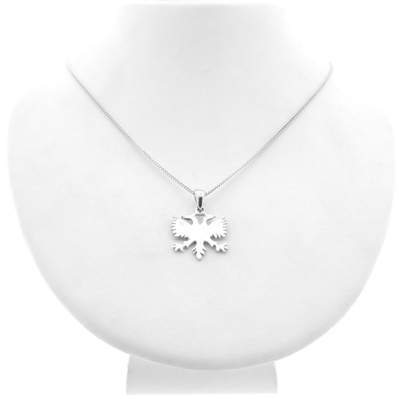 Image 7 of Silver pendant of an Albanian eagle