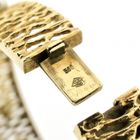 Image 6 of Gold slave bracelet with pearls; size M