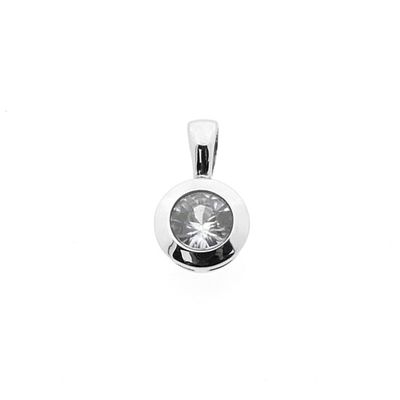 9 carat pendant with white sapphire Image 1 of 9 carat pendant with white sapphire
