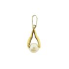 Image 1 of Gold pendant with pearl | Vintage