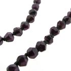 Image 6 of Garnet necklace/saucer with gold clasp; Antique | 80 cm