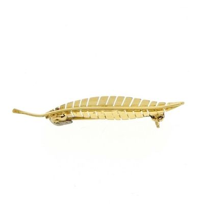 Gold feather brooch | Vintage Image 1 of Gold feather brooch | Vintage