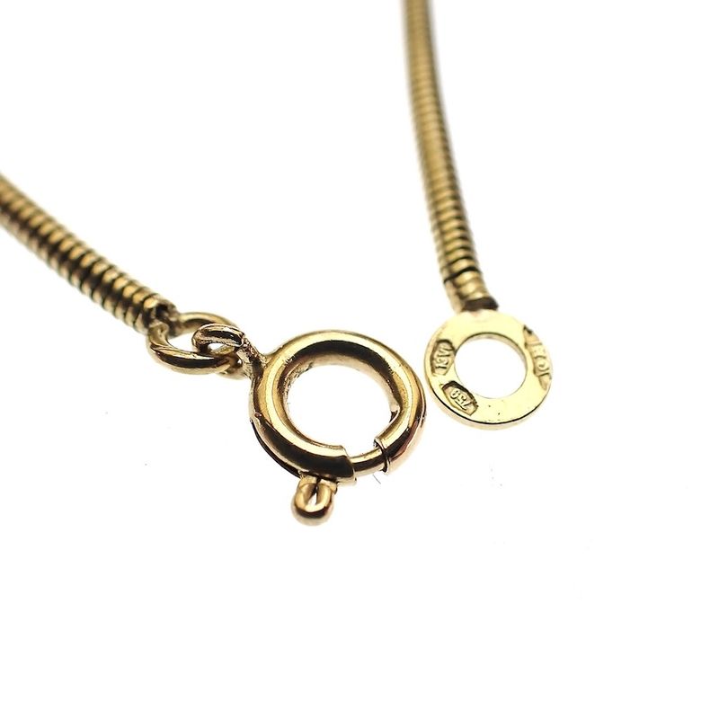 Image 3 of 18 carat snake link chain | 50 cm