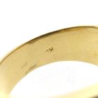 Image 9 of Gold men's signet ring with onyx; pinky ring