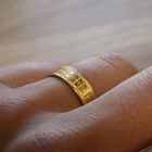 Image 6 of 24 carat gold Byzantine band ring
