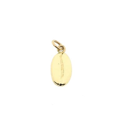Image 1 of Gold pendant of a coffee bean