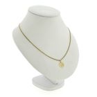 Image 4 of Gold heart pendant; Letter M