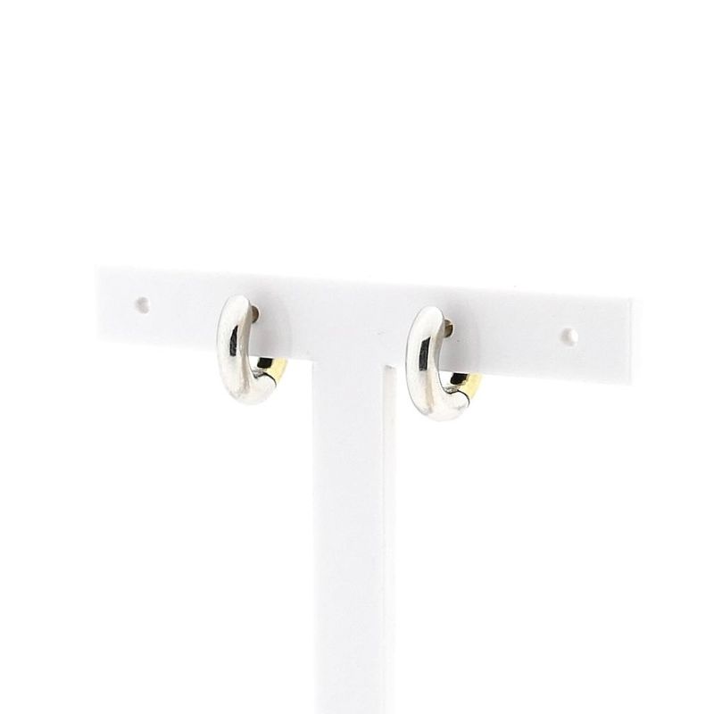 Image 4 of Two-tone gold earrings