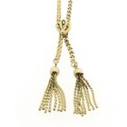 Image 8 of Gold Bismarck link necklace with fixed pendant | 46.5 cm