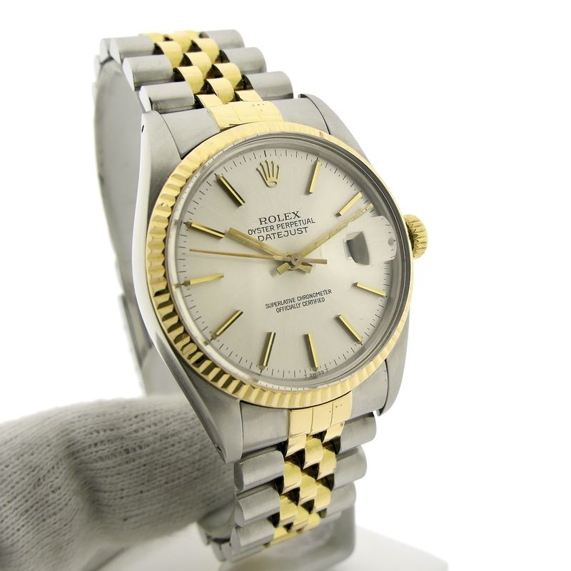 Image 3 of Rolex Datejust 16013; Vintage 18k gold/steel watch