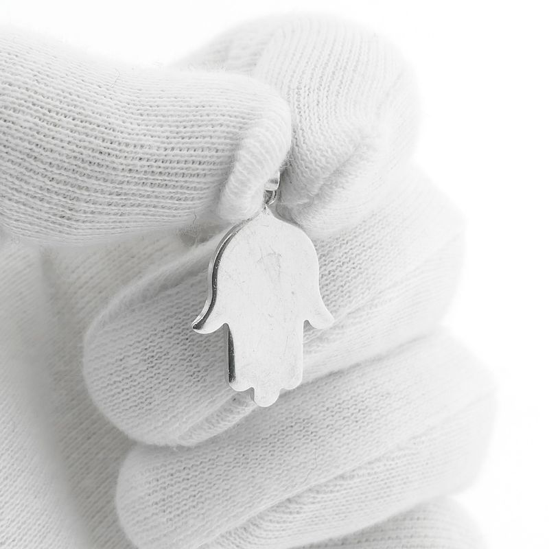 Image 6 of Silver pendant of a Hamsa hand