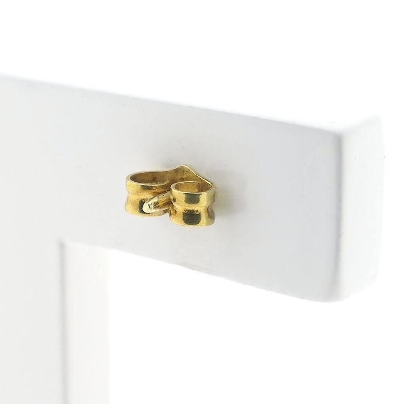 Image 5 of Vintage gold button stud earrings