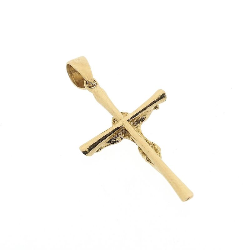 Image 7 of Gold pendant of a cross with corpus