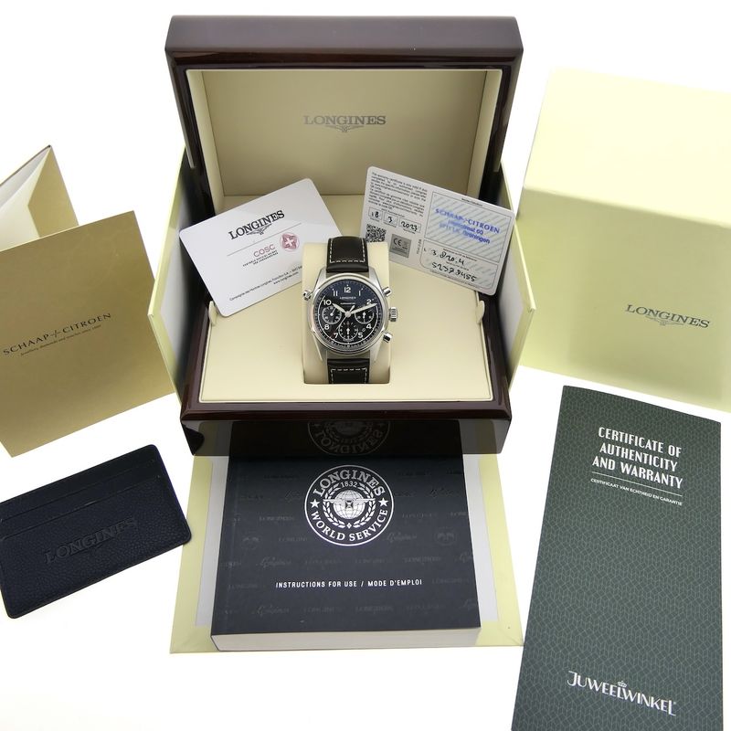 Image 4 of Longines Spirit Chronometer Chronograph L3.820.4; Automatic men's watch