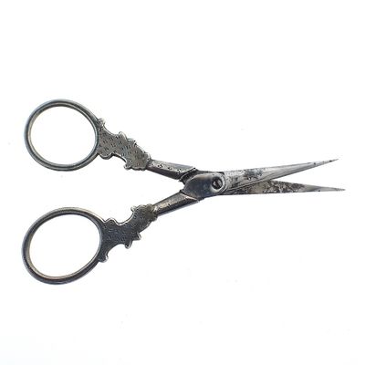 Image 1 of Vintage silver scissors