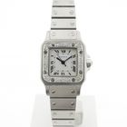Image 1 of Cartier Santos Galbee; Automatic ladies watch with diamonds