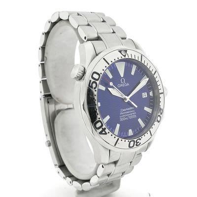 Image 2 of Omega Seamaster 300m 'Electric Blue' 2255.80.00; Automatic men's diving watch