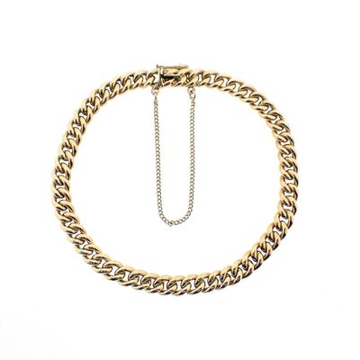 Image 1 of Gold gourmet link bracelet | 18 cm | €1524.95 (1450 promotion)