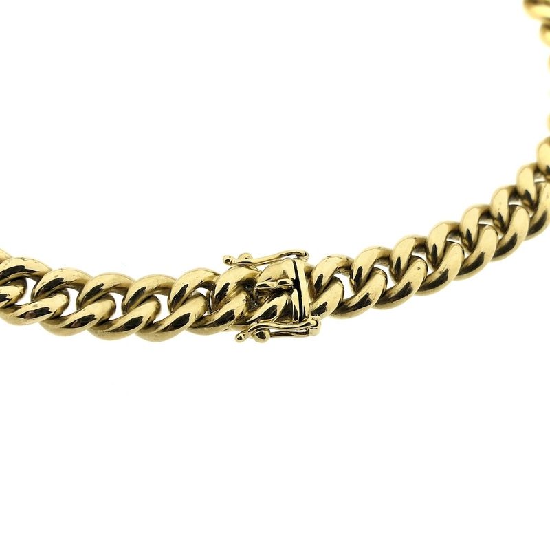 Image 3 of Gold gourmet link bracelet