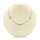 Image 1 of Golden Venetian link chain with flowers | 40 cm