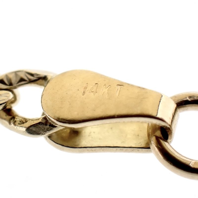 Image 10 of Two-tone gold Figaro chain | 52 cm