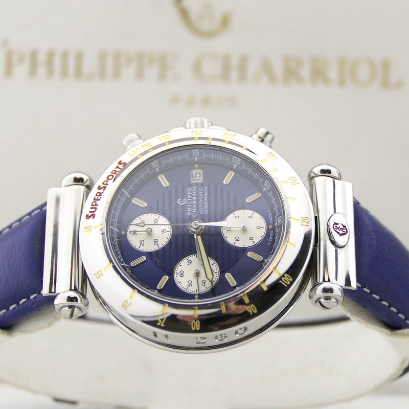 Image 8 of Philippe Charriol Super Sports Automatic 60.96; Chronograph men's watch