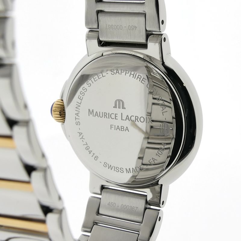 Image 11 of Maurice Lacroix Fiaba FA1084; Bi-color women's watch with diamonds and moon phase