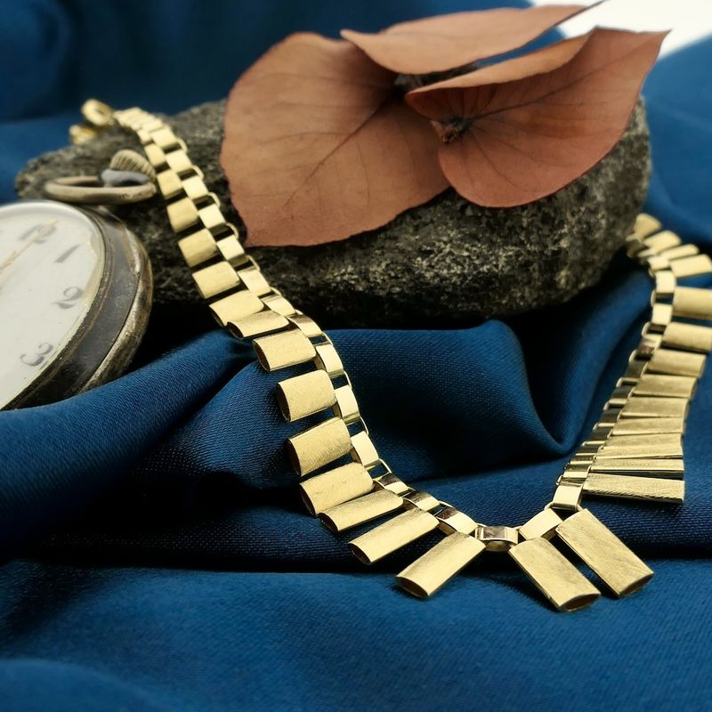Image 2 of Golden Cleopatra necklace.