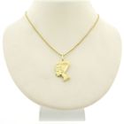 Image 6 of Gold pendant of Egyptian Queen Nefertiti