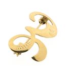 Image 5 of Gold letter brooch; letter E