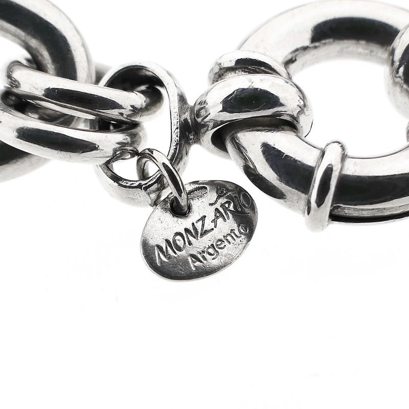 Image 4 of Monzario Silver Fantasy Link Bracelet
