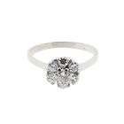 Image 3 of White gold cocktail ring with diamond | 0.47 ct.