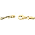 Image 5 of Two-tone gold navy link bracelet with diamonds