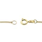 Image 3 of Gold thin gourmet link chain | 52.5 cm