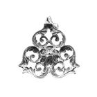 Image 4 of Antique silver floral pendant | Art Nouveau
