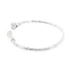 Image 7 of Silver clamp bracelet from Trinidad | Ø 69 mm