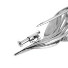 Image 5 of White gold brooch with diamonds; 0.30 ct.