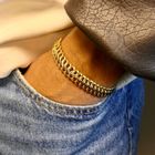 Image 10 of Gold French Gourmet Link Bracelet; 14 Carat; 19.5 cm