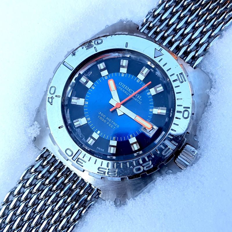 Image 2 of Mirexal Super Automatic; Vintage diving watch