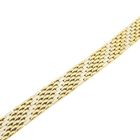 Image 10 of Vintage two-tone gold panther link bracelet