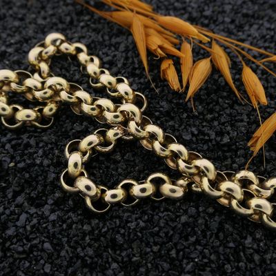 Image 2 of Golden jasseron link necklace.