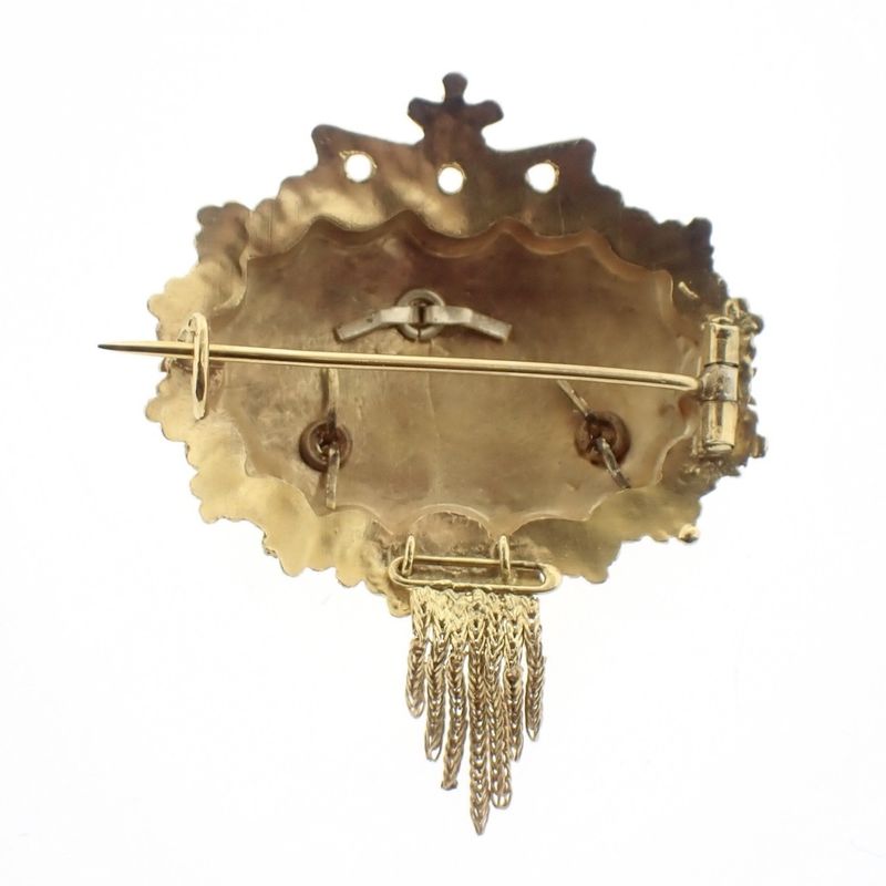 Image 7 of Gold brooch with filigree technique | Vintage/antique